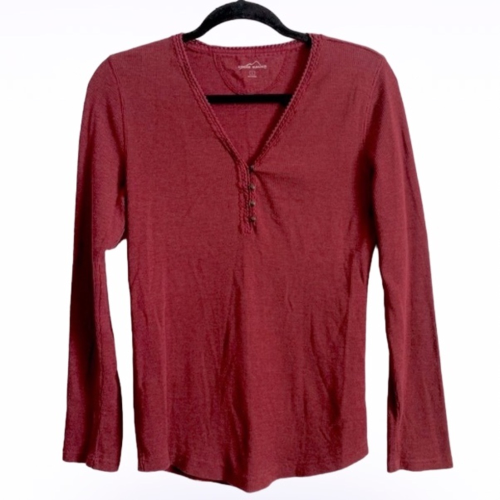 Eddie Bauer Waffle Knit Thermal Top
